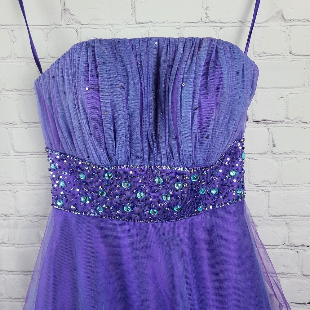 Sean Collection purple prom dress size 4